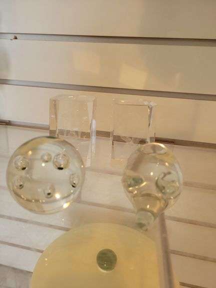 Clear Glass Paperweights image