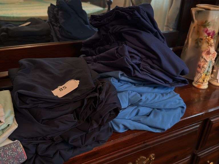 3 blankets, 3 sets of queen sheets, misc linens