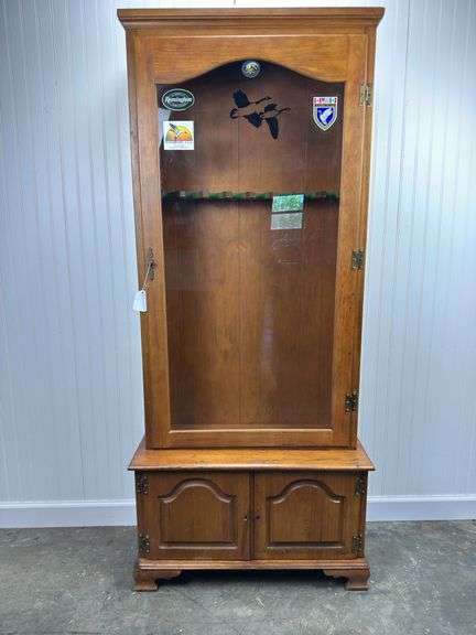 Maple Glassfront “storage” cabinet