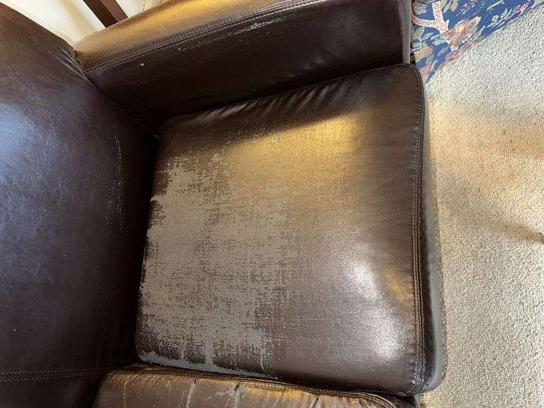 Vinyl sofa