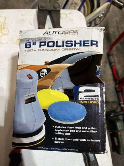 Auto Spa 6” polisher, 24” bolt cutter