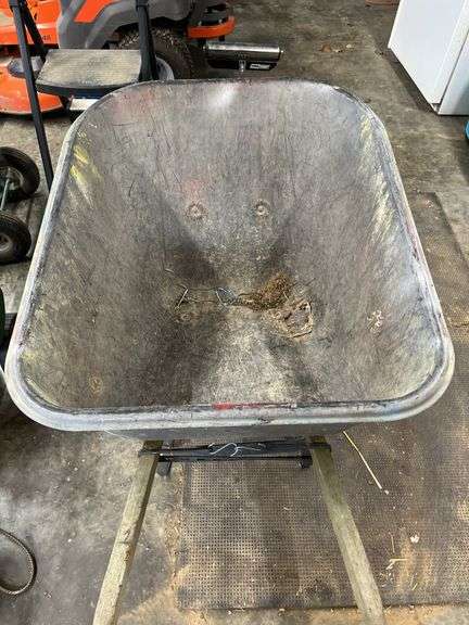 Dual wheel wheel barrow