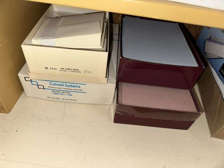 Contents of cabinet