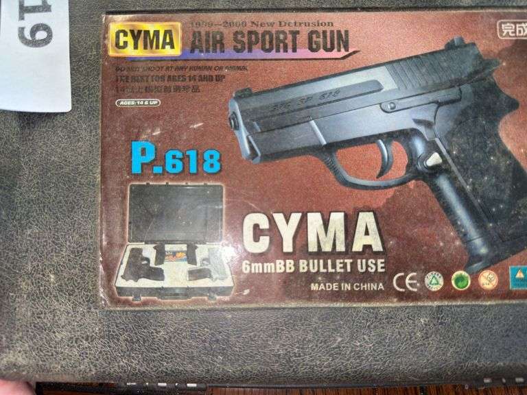 Pair of air soft guns