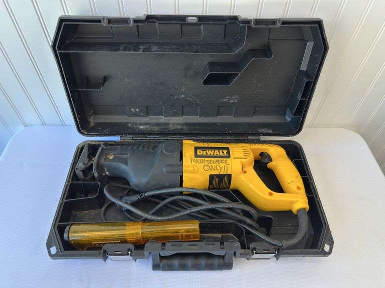 Electric Dewalt saws all - used
