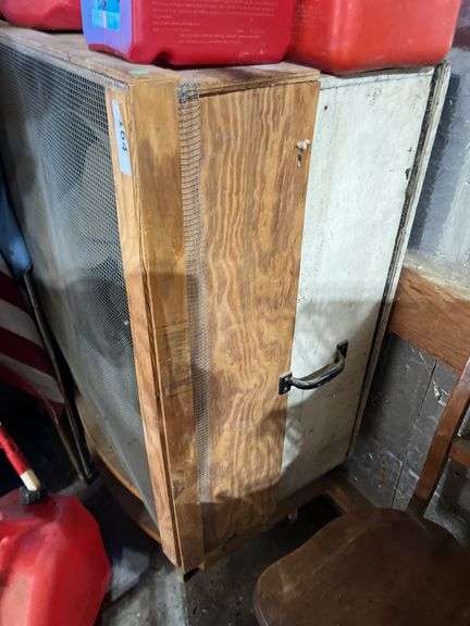 Shop built 36” x 36” fan on cart