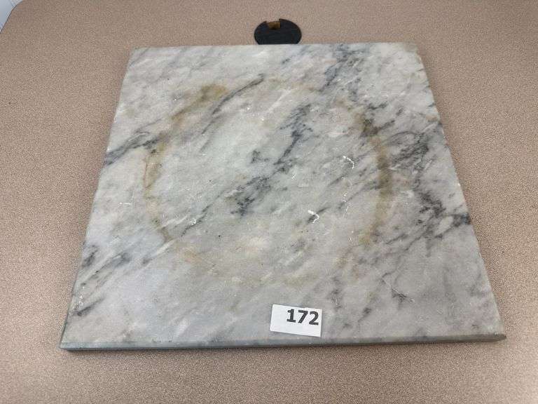 17x17x.75 Marble table top with beveled edges