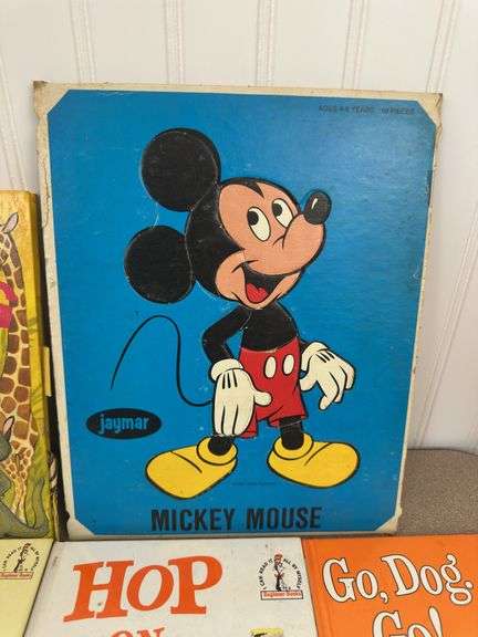 Misc Dr. Seuss Books, vintage puzzles