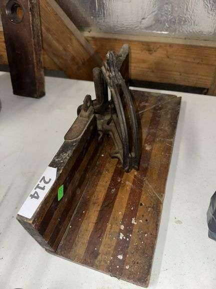 Miter box, 3 planes