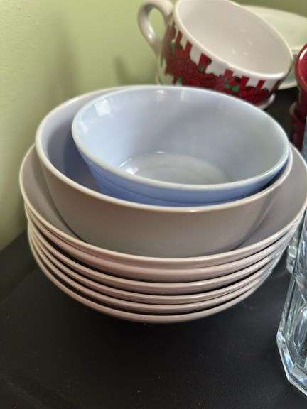 Corelle dishes, glasses, bowls, mugs