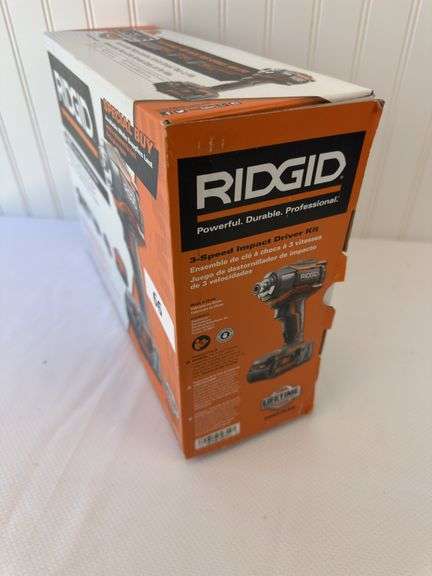 RIDGID 3 speed impact driver - New