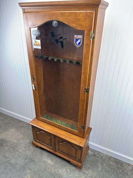 Maple Glassfront “storage” cabinet