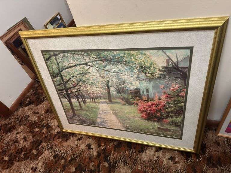 42” x 34” Framed picture by Thompson
