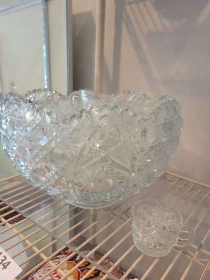 Large Punchbowl and Cups image