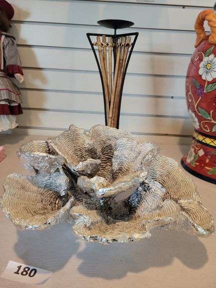 Silver coral Vase, Candle Holder image