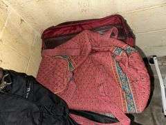 Duffle bags, rolling table