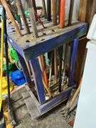 Yard tools w/ wood holder