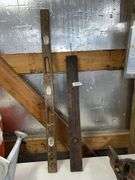2 levels, watering can, wire baskets