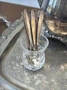 Oneida silver plated tea service set on 24.5” by 13.5” double handled tray