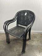 4 metal patio chairs