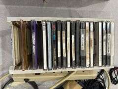 Large Primarily Jazz CD collection, pc printer, keyboard, power strip, Misc