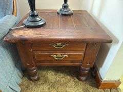 Pair of Bassett side tables 25" x 20" x 26"