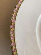Ceramic ware, tureen, platter, plates and bowls, plate dated 10-16-1938