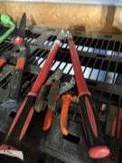 Loppers, hedge trimmer, sprinklers