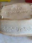 Romertopf W. Germany clay cooking pot, utensils, pitchers, ceramic basket, miscellaneous