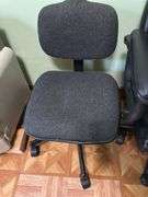 2 rolling office chairs