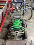 2 hose reels w/ hose