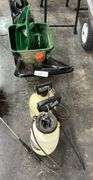Lawn seeders, garden sprayers