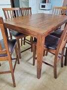 Tall Kitchen Table w/6 Chairs