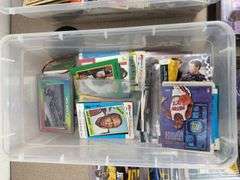 2 tubs of misc baseball, Nascar, basketball collector cards