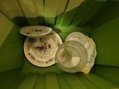 Porcelain Collection, Shadow Box, Miniatures, Plastic Containers, Misc
