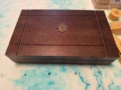 Jewelry box, vintage vanity set