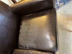 Vinyl sofa