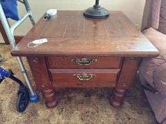 Pair of Bassett side tables 25" x 20" x 26"