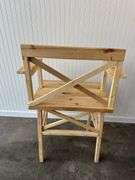 Pine studio/directors chair handmade