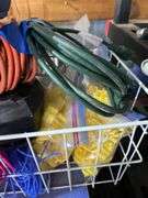 Emerson CD player, ext cords, insulators, string