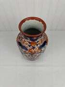 Antique Asian inspired 11” vase and wall plate