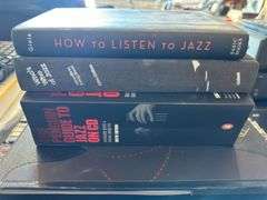 Large Primarily Jazz CD collection, pc printer, keyboard, power strip, Misc