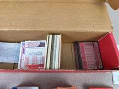Box of Collector Cards mainly baseball