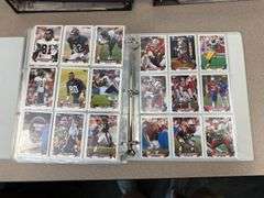 3 Binders of Baseball, Basketball, and football collector cards