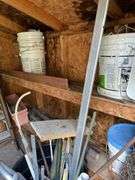 Contents of shed excluding ladders & grill