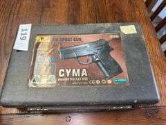 Pair of air soft guns