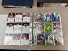 3 Binders of Baseball, Basketball, and football collector cards