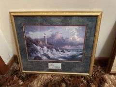 Thomas Kincaid framed print 22” x 26”