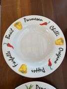 6 pasta bowls, 4 piece yellow bird plate set “Villeroy & Boch”