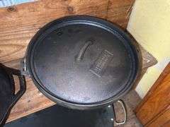 Lodge cast iron skillet, cast iron dutch oven, griddle